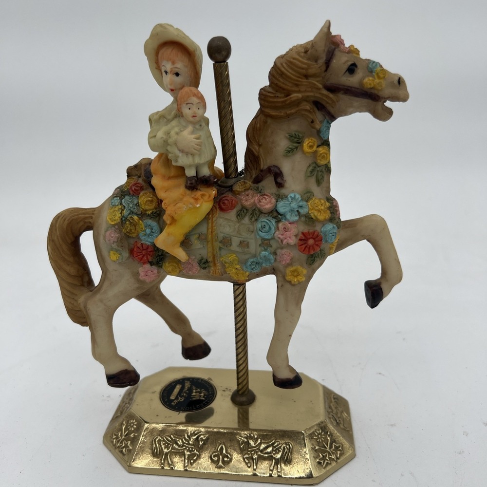 Willitts Carousel Memories Limited Edition Horse with Rider Figurine 475/9500